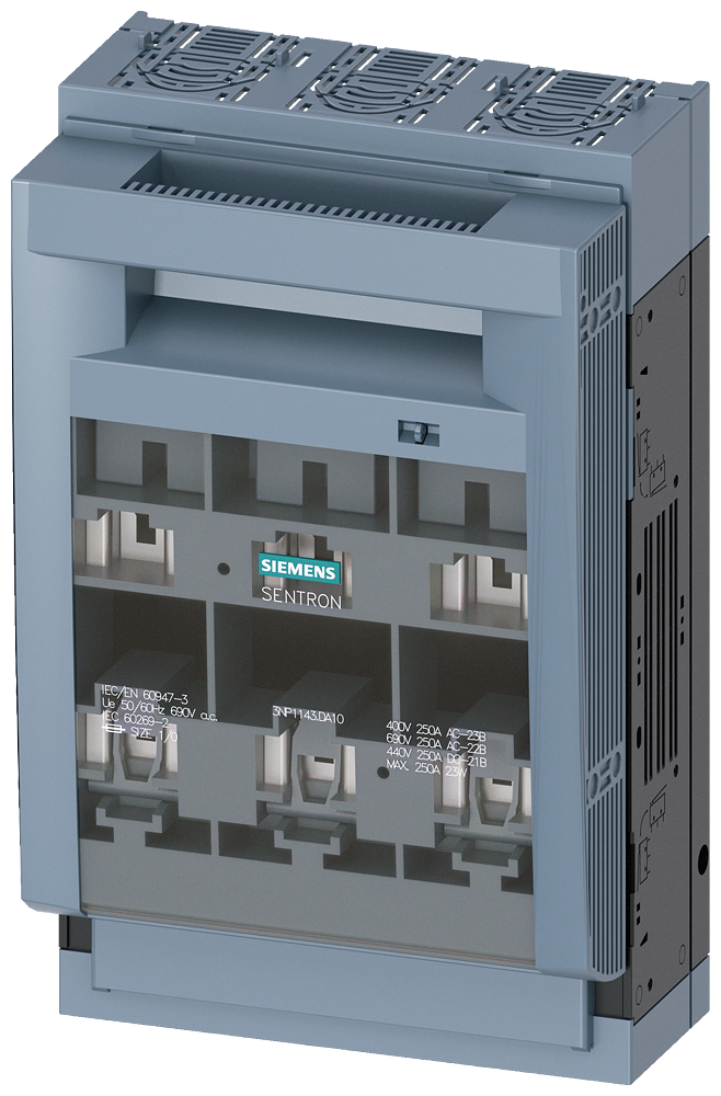 SIEMENS 3NP1143-1DA10 FUSE SWITCH DISCONNECTOR 3NP1