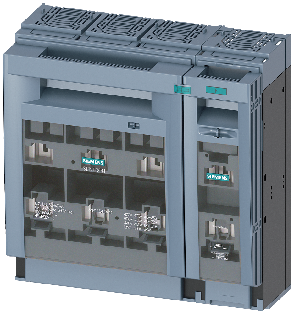 SIEMENS 3NP1154-1DA20 SENTRON FUSESWITCHDISCONNECTOR