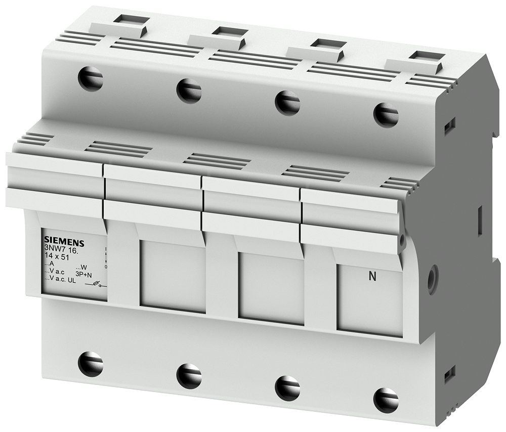 [10480485] SIEMENS 3NW7161 SENTRON CYLINDRICALFUSEHOLDER