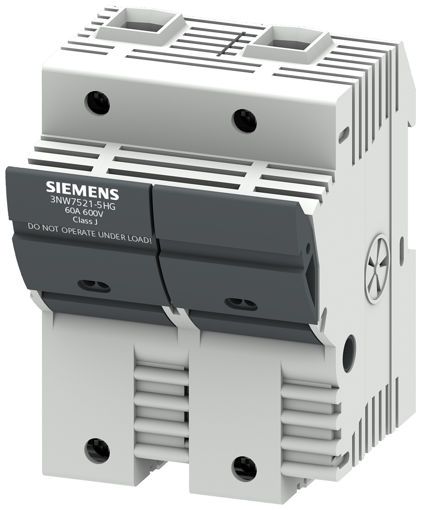 [10481222] SIEMENS 3NW7521-5HG SENTRON FUSEHOLDER CLASSJ 2-PO