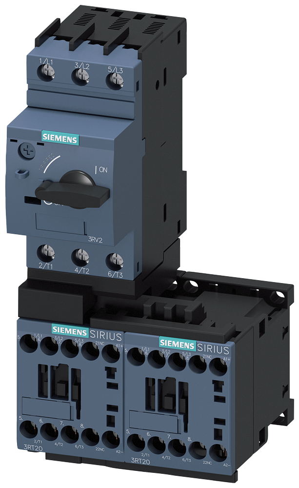 SIEMENS 3RA2210-1DA15-2BB4 LOAD FEEDER REVERSING STARTER