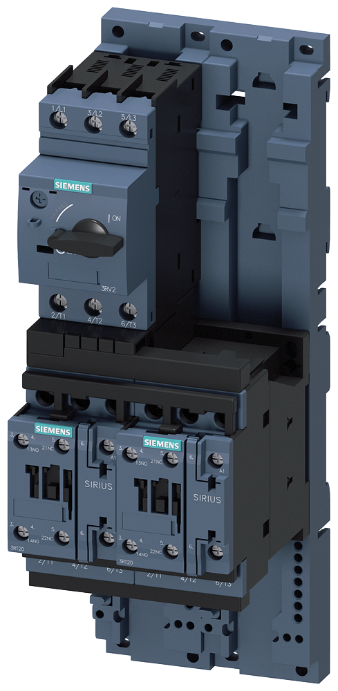 SIEMENS 3RA2220-4CB27-0AP0 LOAD FEEDER REVERSING STARTER