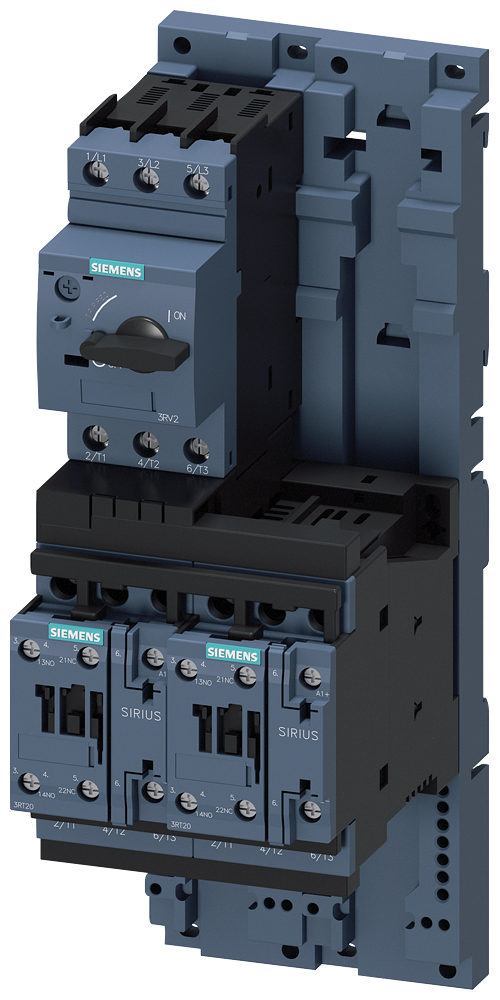 SIEMENS 3RA2220-4EB27-0BB4 LOAD FEEDER REVERSING STARTER