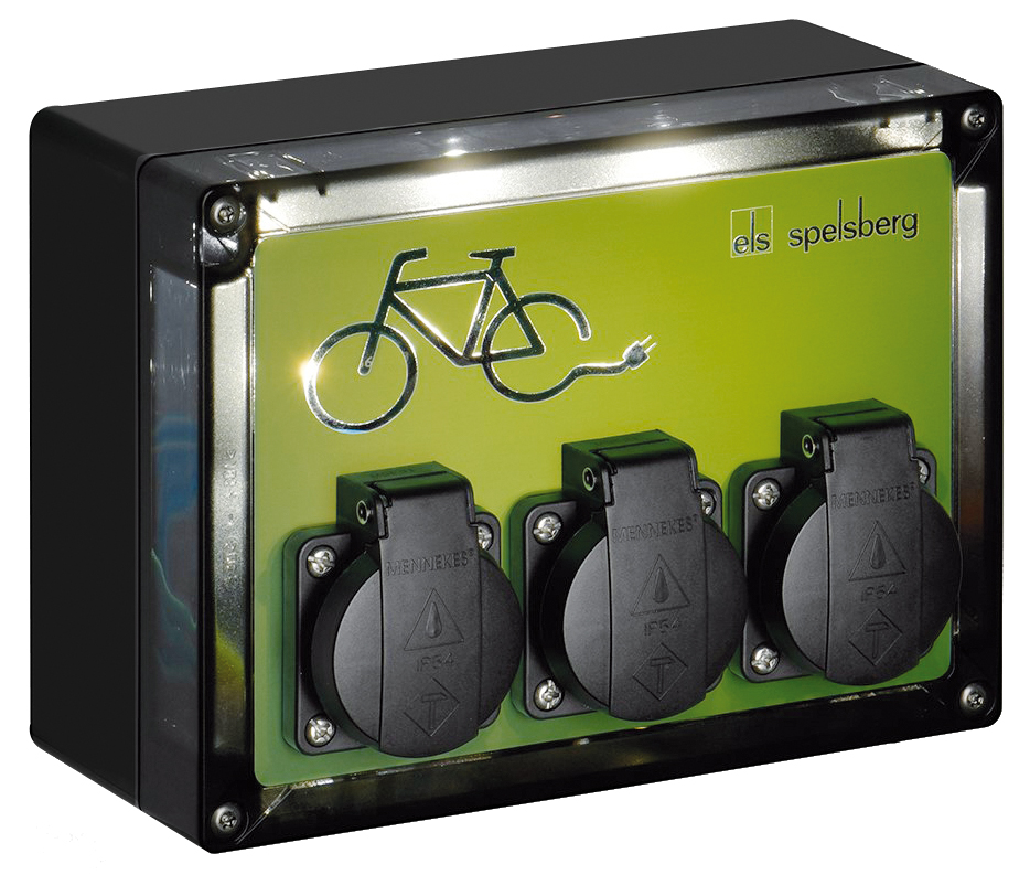 [10289661] SPELSBERG TG BCS 3 LED OPLAADPUNT FIETSEN