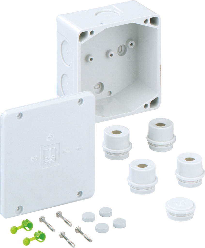 [10087494] SPELSBERG WK 100-L KABELDOOS 115X115+3W WART IP54