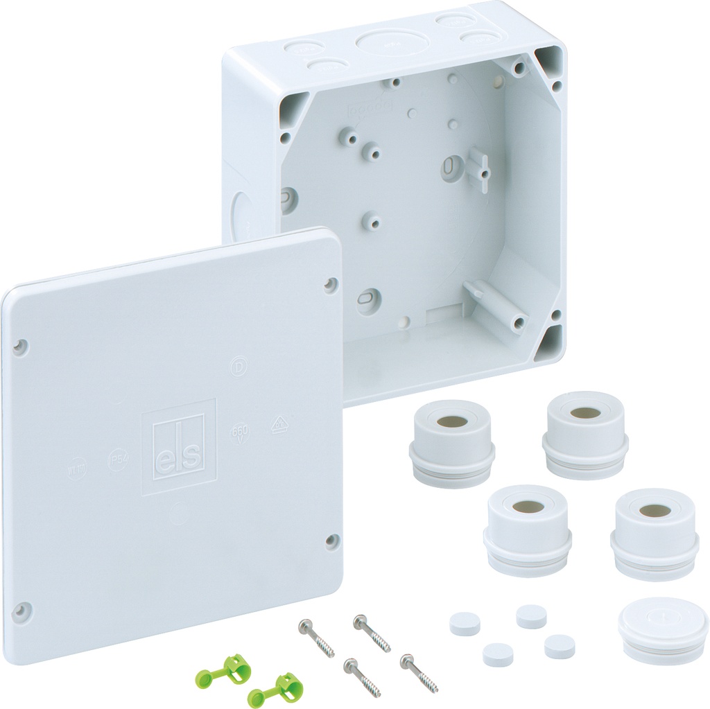 [10087495] SPELSBERG WK 160-L KABELDOOS 165X165+3W WART IP54