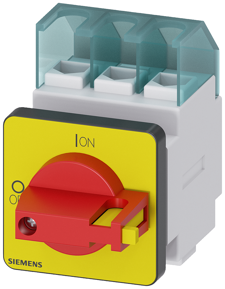 SIEMENS 3LD2222-0TK13 MAIN/EMERGENCY-STOP SWITCH 3-P