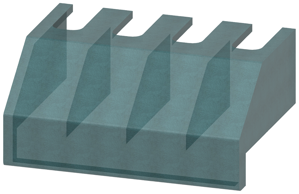 SIEMENS 3LD9201-1A TERMINALCOVER 4-POLE 16A ACCES