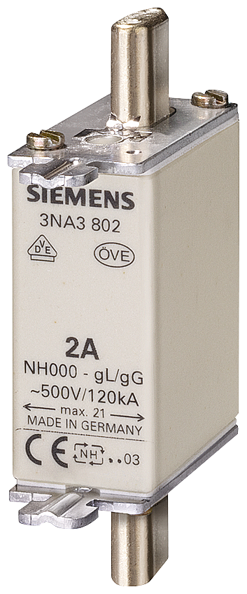 [10116126] SIEMENS 3NA3814 MESPATR NH000 GLGG 35A 500V BK